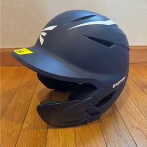 Easton Elite X Baseball Softball Batting Helmet with Jaw Guard - Navy/White